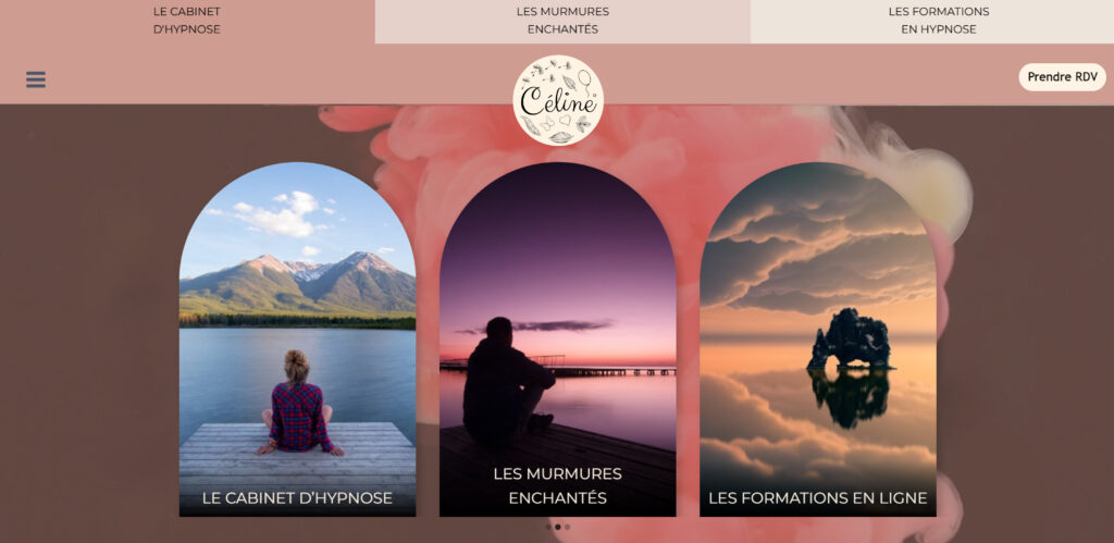 Nouveau site pour Céline, hypnothérapeute à Roanne, pour un accompagnement vers le bien-être.